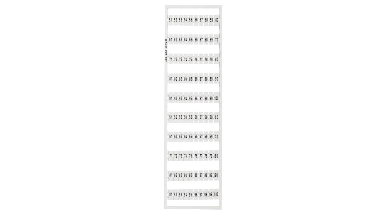 Ramka z oznacznikami 2x 51-100 209-507 /5szt./