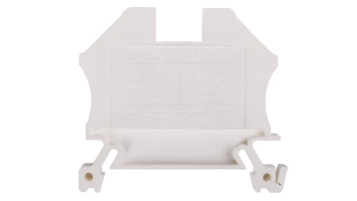 Złączka szynowa 2-przewodowa 4mm2 biała EURO 43409WT