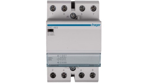 Stycznik modułowy 63A 4Z 0R 230V AC ESC463