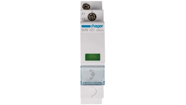 Lampka modułowa zielona 230V AC SVN121
