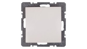 Berker/B.Kwadrat Zaślepka z elementem centralnym śnieżnobiała S.1/B.3/B.7 Glas 10098989