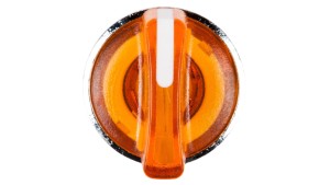 Napęd przełącznika 2 położeniowy żółty z podświetleniem bez samopowrotu ZB4BK1253