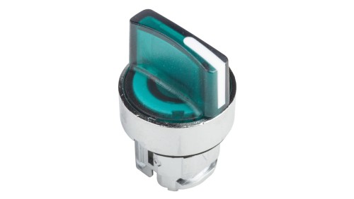 Napęd przełącznika 3 położeniowy zielony z podświetleniem bez samopowrotu ZB4BK1333