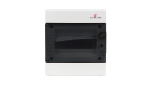 Rozdzielnica modułowa 1x8 podtynkowa /transparentna/ IP40 ECM8PT DIDO 001101010