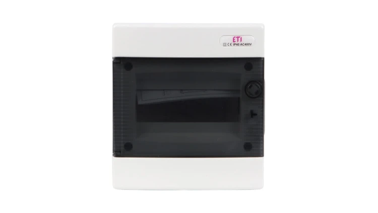Rozdzielnica modułowa 1x8 podtynkowa /transparentna/ IP40 ECM8PT DIDO 001101010