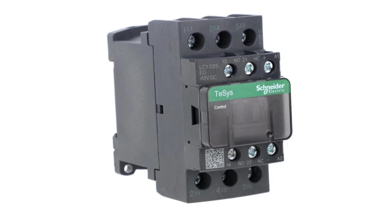 TeSys Deca Stycznik mocy 25A 3P 48V DC 1Z 1R LC1D25ED