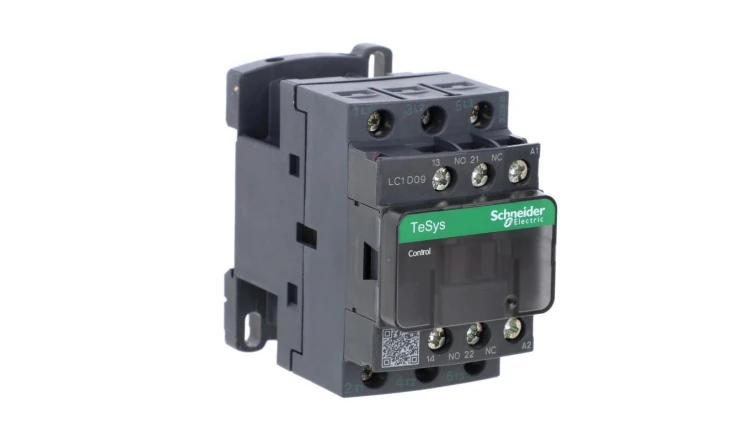 TeSys Deca Stycznik mocy 9A 3P 24V AC 1Z 1R LC1D09B7