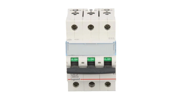 Wyłącznik nadprądowy 3P C 0.5A 6kA AC S303 TX3 403536
