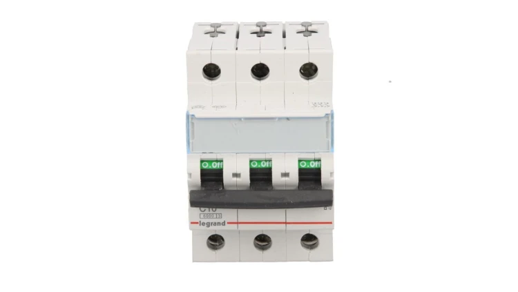 Wyłącznik nadprądowy 3P C 10A 6kA AC S303 TX3 403543