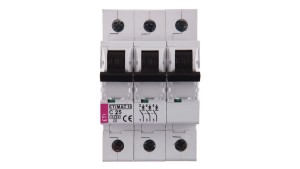 Wyłącznik nadprądowy 3P C 25A 10kA AC ETIMAT10 002135718