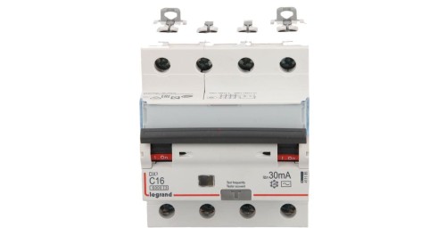 Wyłącznik różnicowo-nadprądowy 4P 16A C 0,03A typ AC P314 DX3 411186