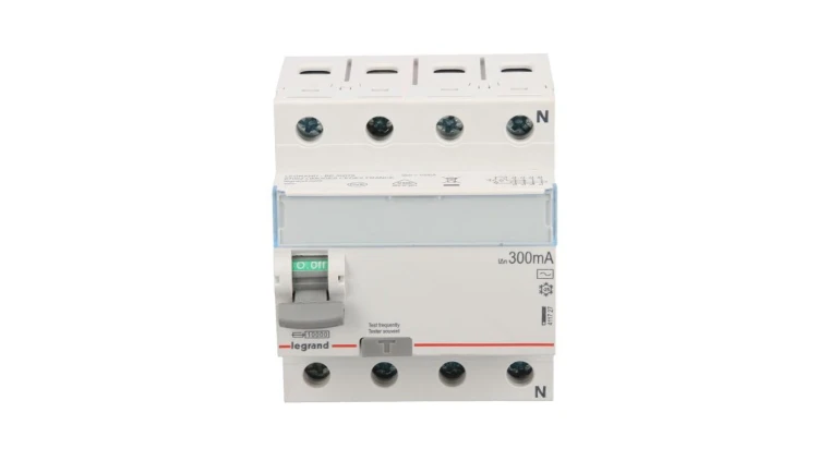 Wyłącznik różnicowoprądowy 4P 25A 0,3A typ AC P304 TX3 411727