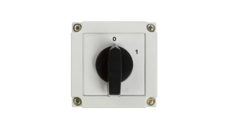 Łącznik krzywkowy 0-1 3P 10A w obudowie IP55 4G10-10-PK R014 63-840306-011