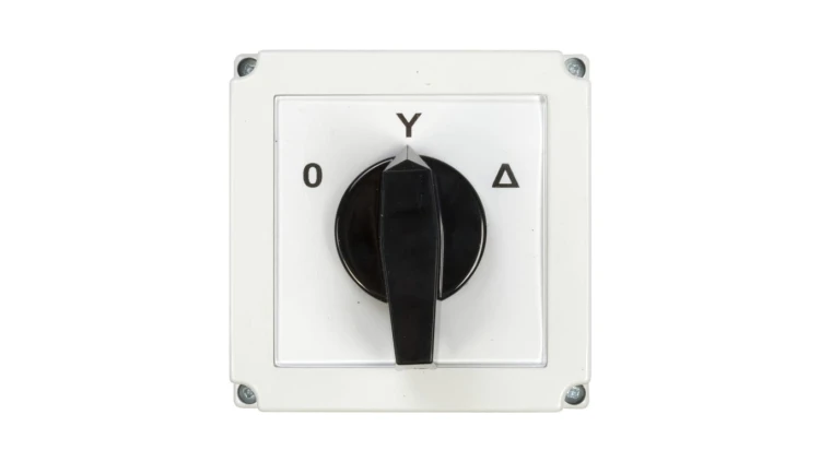 Łącznik krzywkowy gwiazda-trójkąt 3P 40A w obudowie 4G40-12-PK R214 63-840591-041