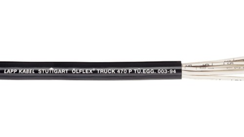 Przewód do przyczep OLFLEX TRUCK 470 P (FLRYY11Y) 2x1,5 biały/czarny 7027020 /bębnowy/