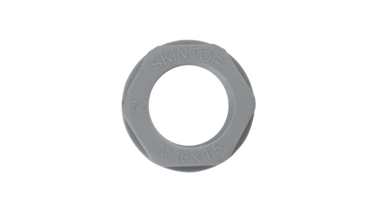 Nakrętka poliamidowa M16 SKINTOP GMP-GL-M 16x1,5 ciemnoszara 53119010 /100szt./