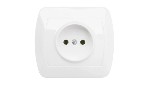 Simon Akord Gniazdo pojedyncze b/u 16A IP20 białe AG1e/11