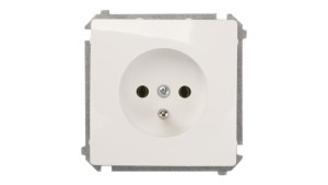 Simon Basic Gniazdo pojedyncze z/u 16A IP20 białe BMGZ1.01/11