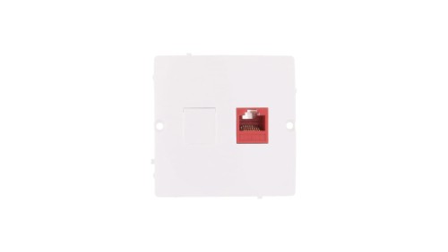 Simon Basic Gniazdo komputerowe pojedyncze RJ45 kat.5e białe BMF51.02/11