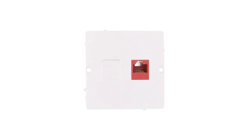 Simon Basic Gniazdo komputerowe pojedyncze RJ45 kat.5e białe BMF51.02/11