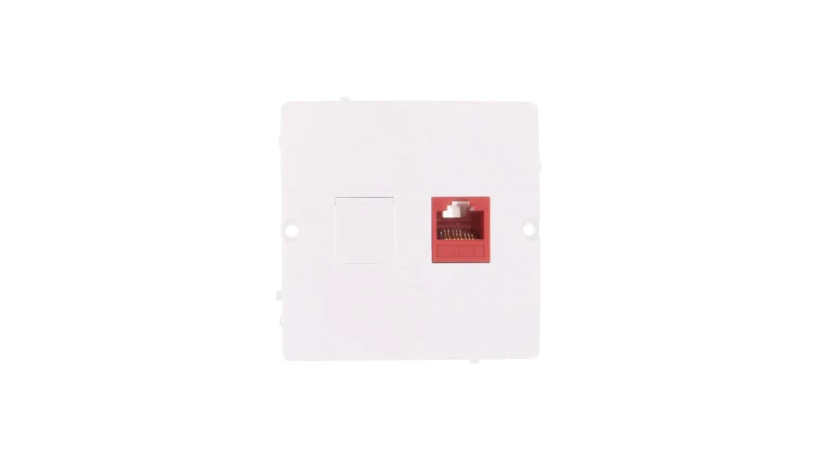Simon Basic Gniazdo komputerowe pojedyncze RJ45 kat.5e białe BMF51.02/11