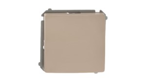 Simon Basic Łącznik jednobiegunowy, szybkozłącza, beżowy BMW1.01/12