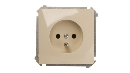 Simon Basic Gniazdo pojedyncze z/u 16A IP20 beżowe BMGZ1.01/12