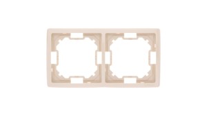Simon Basic Standard Ramka podwójna uniwersalna beżowa BMR2/12