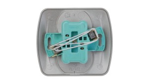 Simon Akord Gniazdo podwójne b/u 16A IP20 satyna metalizowana AG2/29