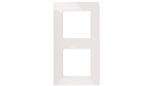 NILOE Ramka podwójna biała 665002