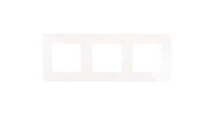 NILOE Ramka potrójna biała 665003