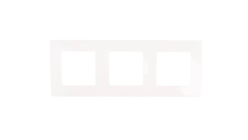 NILOE Ramka potrójna biała 665003