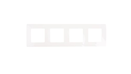 NILOE Ramka poczwórna biała 665004