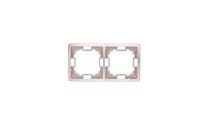 Simon Basic Standard Ramka podwójna uniwersalna satynowa BMR2/29
