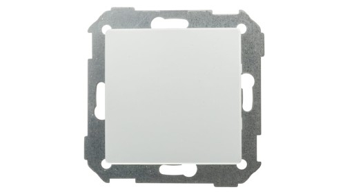Simon 82 Zaślepka z mostkiem metalowym biała 82800-30