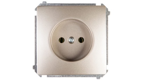 Simon Basic Gniazdo pojedyncze b/u 16A IP20 satynowe BMG1.01/29