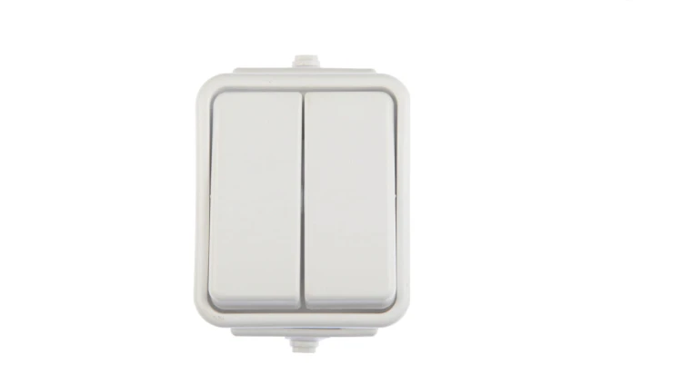 Cedar Łącznik świecznikowy hermetyczny IP44 10A biały WNt-500C01 WNT500C01