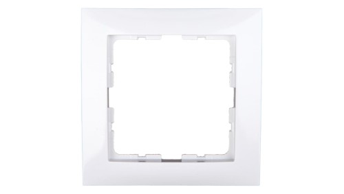 Berker B.Kwadrat Ramka pojedyncza śnieżnobiała 5310118989