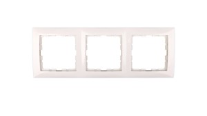 Berker/B.Kwadrat Ramka potrójna kremowa 5310138982