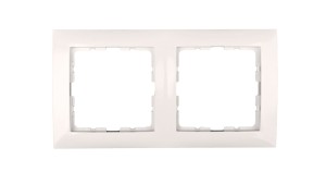 Berker/B.Kwadrat Ramka podwójna kremowa 5310128982