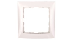 Berker/B.Kwadrat Ramka pojedyncza kremowa 5310118982