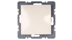 Berker/B.Kwadrat Zaślepka z elementem centralnym kremowa 10098982