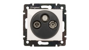 VALENA Gniazdo antenowe RTV/SAT końcowe białe 774436