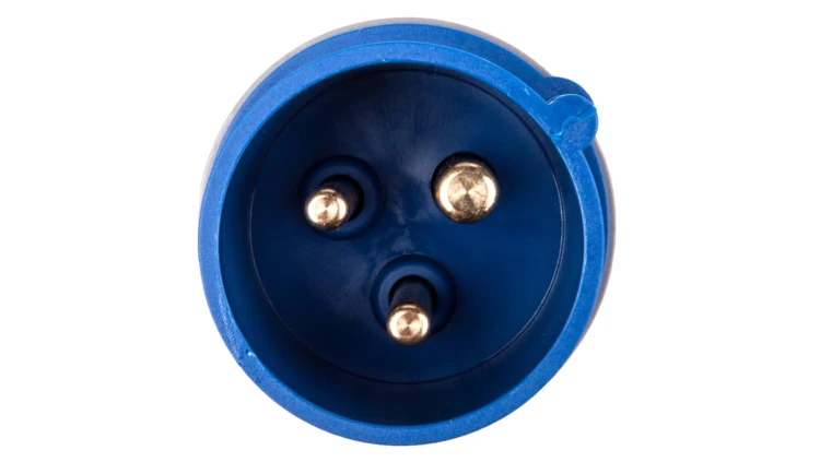 Wtyczka przenośna 16A 3P 230V niebieska IP44 TURBO SHARK 013-6TT