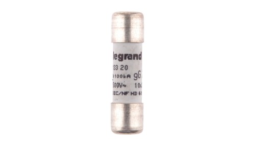 Wkładka bezpiecznikowa cylindryczna 10x38mm 20A gG 500V HPC 013320