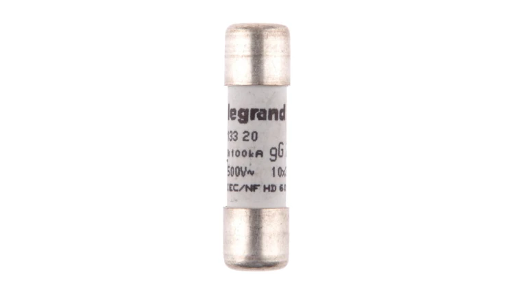 Wkładka bezpiecznikowa cylindryczna 10x38mm 20A gG 500V HPC 013320