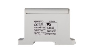 Złączka szynowa 2-przewodowa 35-150mm2 szara KE63