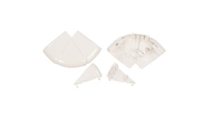 Naroże kanału zewnętrzne regulowane DLP 50x /bez przegrody/ 010622