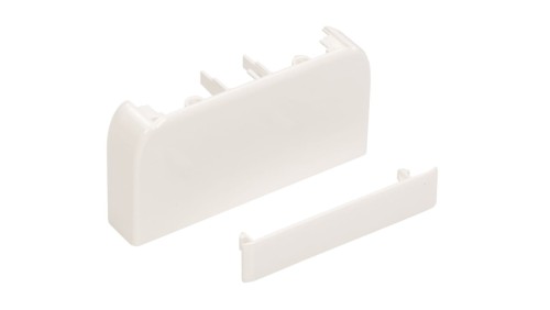 Końcówka kanału DLP 105x50 biała 010702