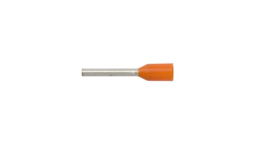 Końcówka tulejkowa izolowana HI 0,5/10 pomarańczowa E08KH-02010101701 /500szt./
